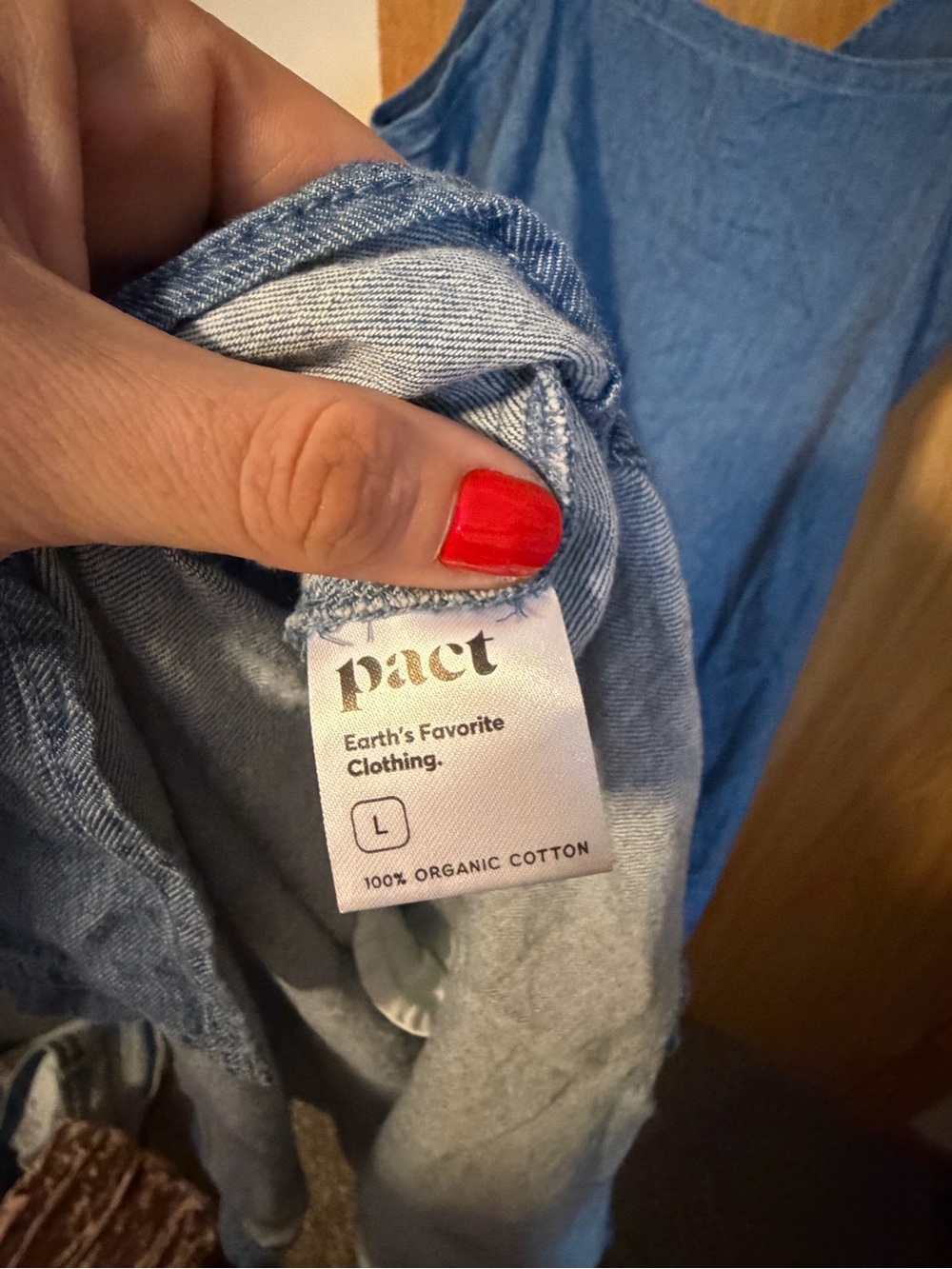 Pact medium wash denim midi dress - Picture 6 of 6